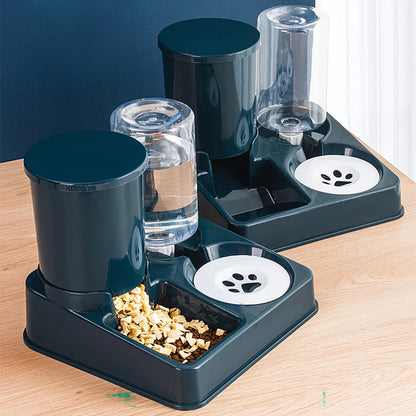 Neil & Chidi™  2-in-1 Automatic Pet Feeder & Water Dispenser